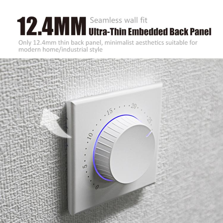 Termostato Smart Home senza schermo con LED bicolore