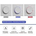 Termostato Smart Home senza schermo con LED bicolore