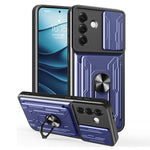 Custodia per telefono in TPU+PC con schermo scorrevole e slot per carte., For Samsung Galaxy S25 5G, For Samsung Galaxy S25+ 5G, For Samsung Galaxy S25 Ultra 5G
