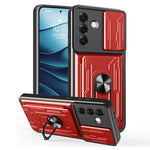 Custodia per telefono in TPU+PC con schermo scorrevole e slot per carte., For Samsung Galaxy S25 5G, For Samsung Galaxy S25+ 5G, For Samsung Galaxy S25 Ultra 5G