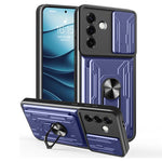 Custodia per telefono in TPU+PC con schermo scorrevole e slot per carte., For Samsung Galaxy S25 5G, For Samsung Galaxy S25+ 5G, For Samsung Galaxy S25 Ultra 5G