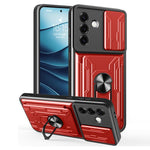 Custodia per telefono in TPU+PC con schermo scorrevole e slot per carte., For Samsung Galaxy S25 5G, For Samsung Galaxy S25+ 5G, For Samsung Galaxy S25 Ultra 5G