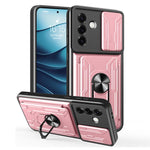 Custodia per telefono in TPU+PC con schermo scorrevole e slot per carte., For Samsung Galaxy S25 5G, For Samsung Galaxy S25+ 5G, For Samsung Galaxy S25 Ultra 5G