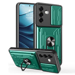 Custodia per telefono in TPU+PC con schermo scorrevole e slot per carte., For Samsung Galaxy S25 5G, For Samsung Galaxy S25+ 5G, For Samsung Galaxy S25 Ultra 5G