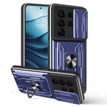 Custodia per telefono in TPU+PC con schermo scorrevole e slot per carte., For Samsung Galaxy S25 5G, For Samsung Galaxy S25+ 5G, For Samsung Galaxy S25 Ultra 5G