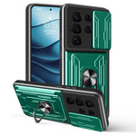 Custodia per telefono in TPU+PC con schermo scorrevole e slot per carte., For Samsung Galaxy S25 5G, For Samsung Galaxy S25+ 5G, For Samsung Galaxy S25 Ultra 5G