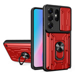 Custodia per telefono in TPU+PC con schermo scorrevole e slot per carte., For Samsung Galaxy S26+ 5G, For Samsung Galaxy S26 Ultra 5G, For Samsung Galaxy S26 5G