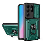 Custodia per telefono in TPU+PC con schermo scorrevole e slot per carte., For Samsung Galaxy S26+ 5G, For Samsung Galaxy S26 Ultra 5G, For Samsung Galaxy S26 5G