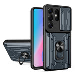 Custodia per telefono in TPU+PC con schermo scorrevole e slot per carte., For Samsung Galaxy S26+ 5G, For Samsung Galaxy S26 Ultra 5G, For Samsung Galaxy S26 5G