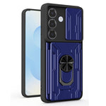 Custodia per telefono in TPU+PC con schermo scorrevole e slot per carte., For Samsung Galaxy S26+ 5G, For Samsung Galaxy S26 Ultra 5G, For Samsung Galaxy S26 5G