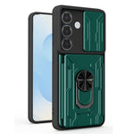 Custodia per telefono in TPU+PC con schermo scorrevole e slot per carte., For Samsung Galaxy S26+ 5G, For Samsung Galaxy S26 Ultra 5G, For Samsung Galaxy S26 5G