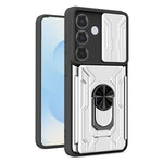 Custodia per telefono in TPU+PC con schermo scorrevole e slot per carte., For Samsung Galaxy S26+ 5G, For Samsung Galaxy S26 Ultra 5G, For Samsung Galaxy S26 5G