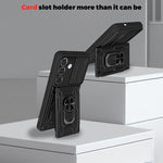 Custodia per telefono in TPU+PC con schermo scorrevole e slot per carte., For Samsung Galaxy S26+ 5G, For Samsung Galaxy S26 Ultra 5G, For Samsung Galaxy S26 5G