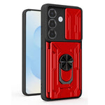 Custodia per telefono in TPU+PC con schermo scorrevole e slot per carte., For Samsung Galaxy S26+ 5G, For Samsung Galaxy S26 Ultra 5G, For Samsung Galaxy S26 5G