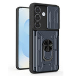 Custodia per telefono in TPU+PC con schermo scorrevole e slot per carte., For Samsung Galaxy S26+ 5G, For Samsung Galaxy S26 Ultra 5G, For Samsung Galaxy S26 5G