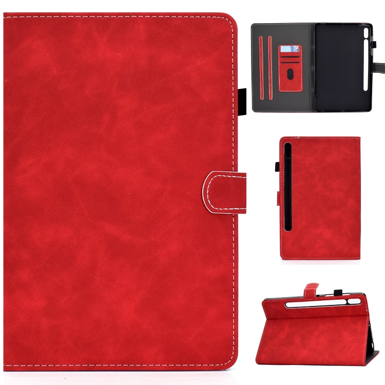 Custodia in pelle a conchiglia per Galaxy Tab S8 e S7