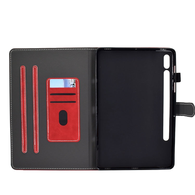 Custodia in pelle a conchiglia per Galaxy Tab S8 e S7