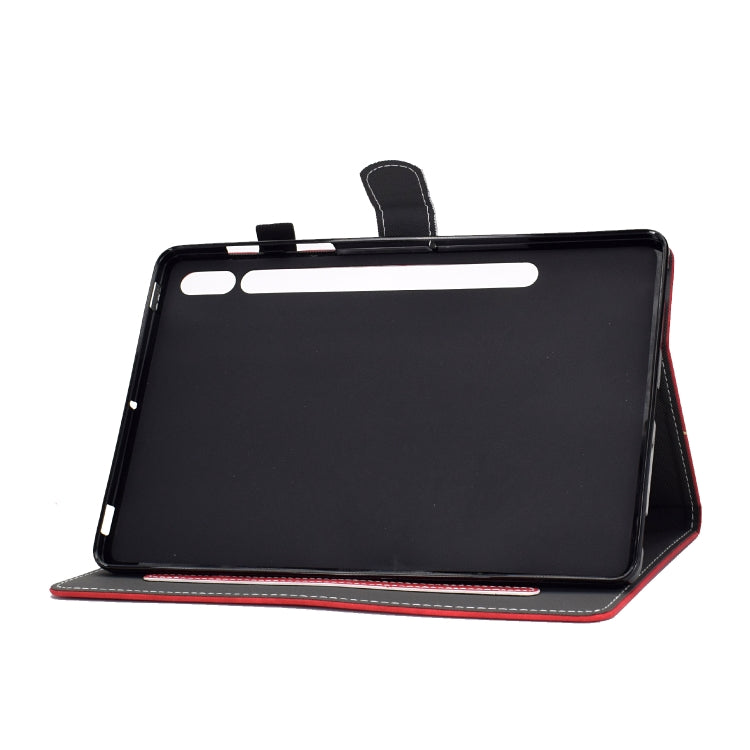Custodia in pelle a conchiglia per Galaxy Tab S8 e S7