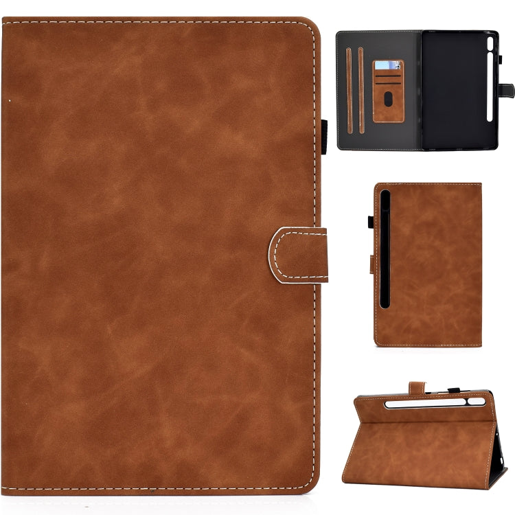Custodia in pelle a conchiglia per Galaxy Tab S8 e S7
