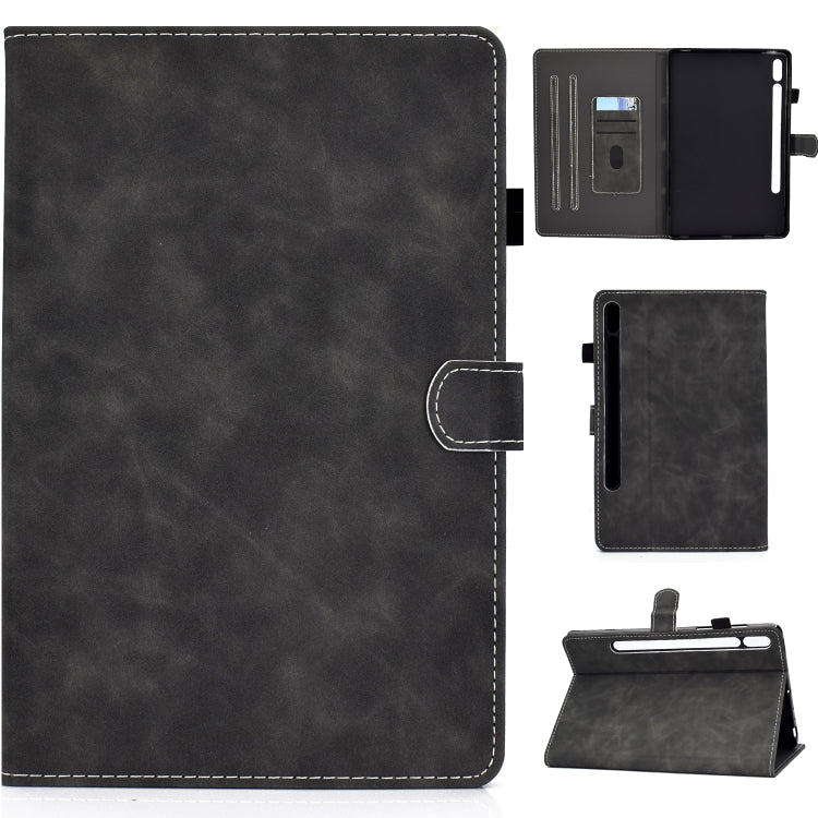 Custodia in pelle a conchiglia per Galaxy Tab S8 e S7