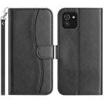 Custodia per telefono in pelle a doppia piega a forma di S, For Samsung Galaxy A33 5G, For Samsung Galaxy A03, For Samsung Galaxy A13 4G, For Samsung Galaxy A13 5G