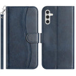 Custodia per telefono in pelle a doppia piega a forma di S, For Samsung Galaxy A55 5G, For Samsung Galaxy A35 5G, For Samsung Galaxy A05, For Samsung Galaxy A05s