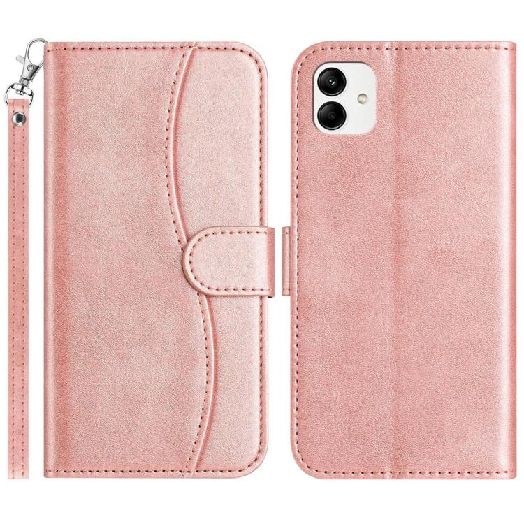 Custodia per telefono in pelle a doppia piega a forma di S, For Samsung Galaxy A57 5G, For Samsung Galaxy A37 5G, For Samsung Galaxy A06, For Samsung Galaxy A56 5G
