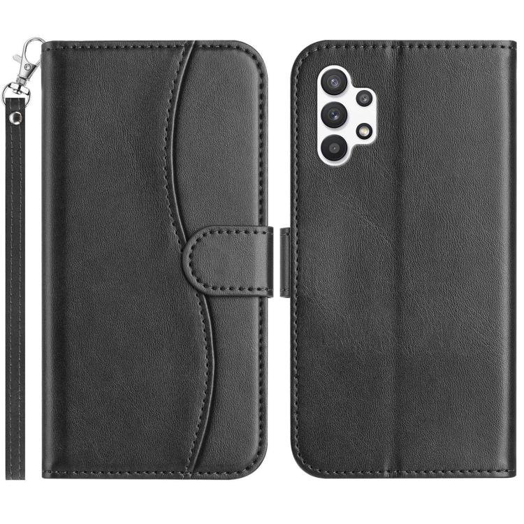 Custodia per telefono in pelle a doppia piega a forma di S, For Samsung Galaxy A33 5G, For Samsung Galaxy A03, For Samsung Galaxy A13 4G, For Samsung Galaxy A13 5G