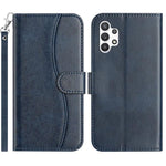 Custodia per telefono in pelle a doppia piega a forma di S, For Samsung Galaxy A33 5G, For Samsung Galaxy A03, For Samsung Galaxy A13 4G, For Samsung Galaxy A13 5G