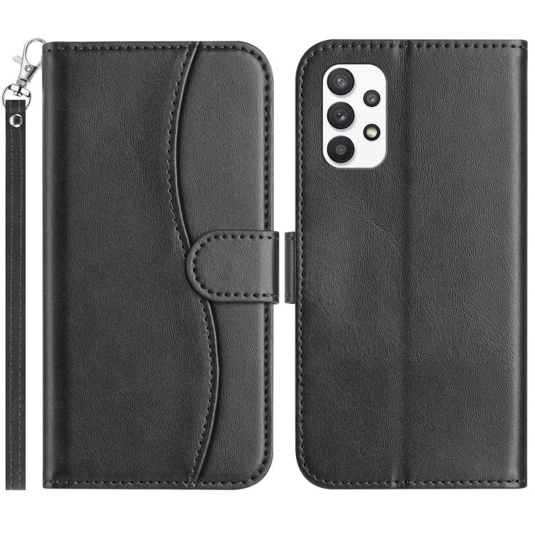 Custodia per telefono in pelle a doppia piega a forma di S, For Samsung Galaxy A33 5G, For Samsung Galaxy A03, For Samsung Galaxy A13 4G, For Samsung Galaxy A13 5G