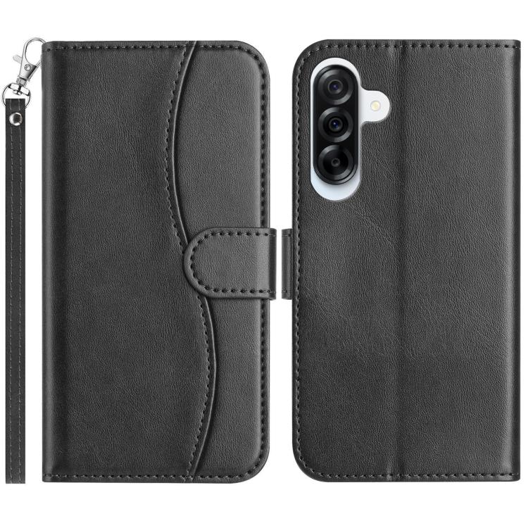 Custodia per telefono in pelle a doppia piega a forma di S, For Samsung Galaxy A26 5G, For Samsung Galaxy A36 5G, For Samsung Galaxy A16, For Samsung Galaxy A15 5G