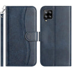 Custodia per telefono in pelle a doppia piega a forma di S, For Samsung Galaxy A42 5G