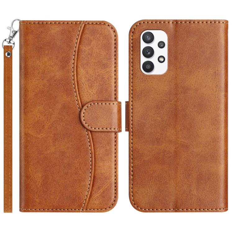 Custodia per telefono in pelle a doppia piega a forma di S, For Samsung Galaxy A04s, For Samsung Galaxy A53 5G, For Samsung Galaxy A73, For Samsung Galaxy A03 Core