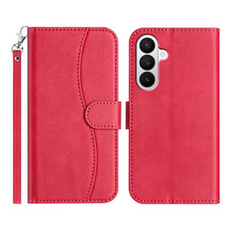 Custodia per telefono in pelle a doppia piega a forma di S, For Samsung Galaxy A57 5G, For Samsung Galaxy A37 5G, For Samsung Galaxy A06, For Samsung Galaxy A56 5G