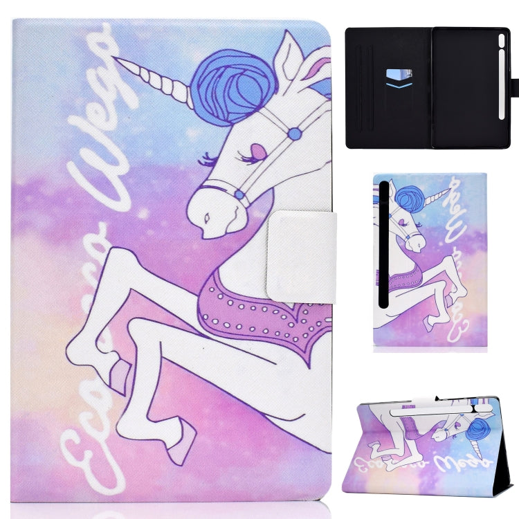 Custodia in pelle per Samsung Galaxy Tab S8 e S7