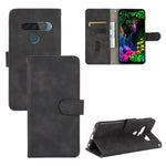 Tinta unita Skin Feel Fibbia magnetica Flip orizzontale Custodia in pelle PU con struttura in vitello con supporto e slot per schede e portafoglio, For LG G8s ThinQ, For LG Harmony 4, For LG K31 / Aristo 5, For LG K40S