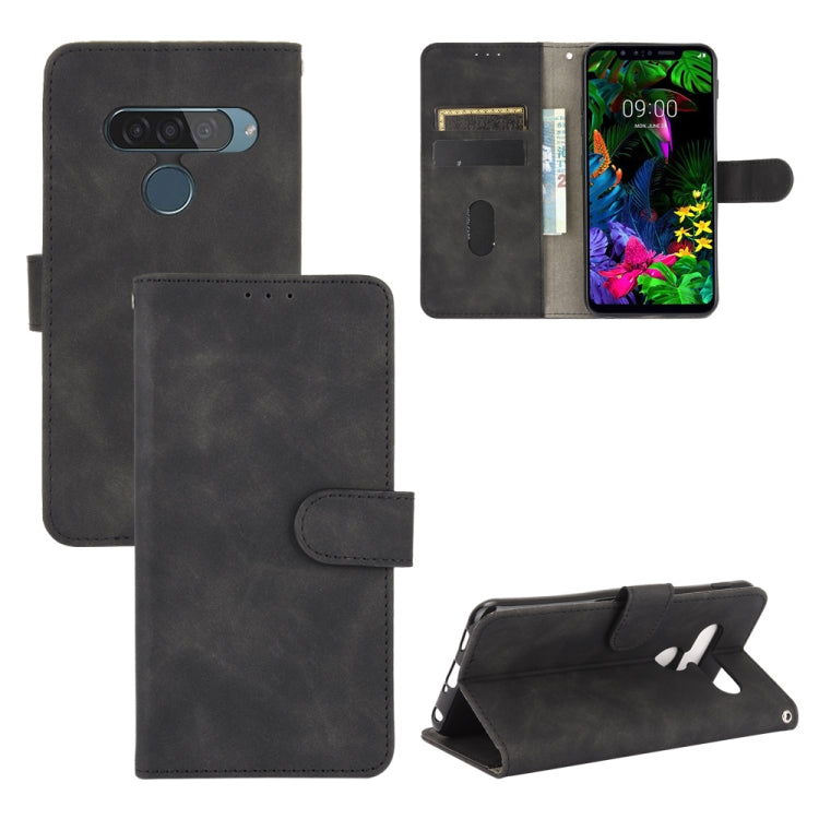 Tinta unita Skin Feel Fibbia magnetica Flip orizzontale Custodia in pelle PU con struttura in vitello con supporto e slot per schede e portafoglio, For LG G8s ThinQ, For LG Harmony 4, For LG K31 / Aristo 5, For LG K40S