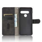 Tinta unita Skin Feel Fibbia magnetica Flip orizzontale Custodia in pelle PU con struttura in vitello con supporto e slot per schede e portafoglio, For LG G8s ThinQ, For LG Harmony 4, For LG K31 / Aristo 5, For LG K40S