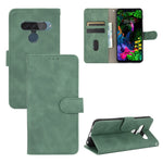 Tinta unita Skin Feel Fibbia magnetica Flip orizzontale Custodia in pelle PU con struttura in vitello con supporto e slot per schede e portafoglio, For LG G8s ThinQ, For LG Harmony 4, For LG K31 / Aristo 5, For LG K40S