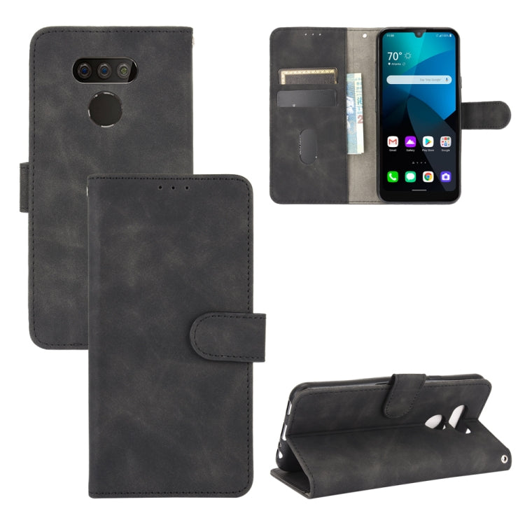 Tinta unita Skin Feel Fibbia magnetica Flip orizzontale Custodia in pelle PU con struttura in vitello con supporto e slot per schede e portafoglio, For LG G8s ThinQ, For LG Harmony 4, For LG K31 / Aristo 5, For LG K40S