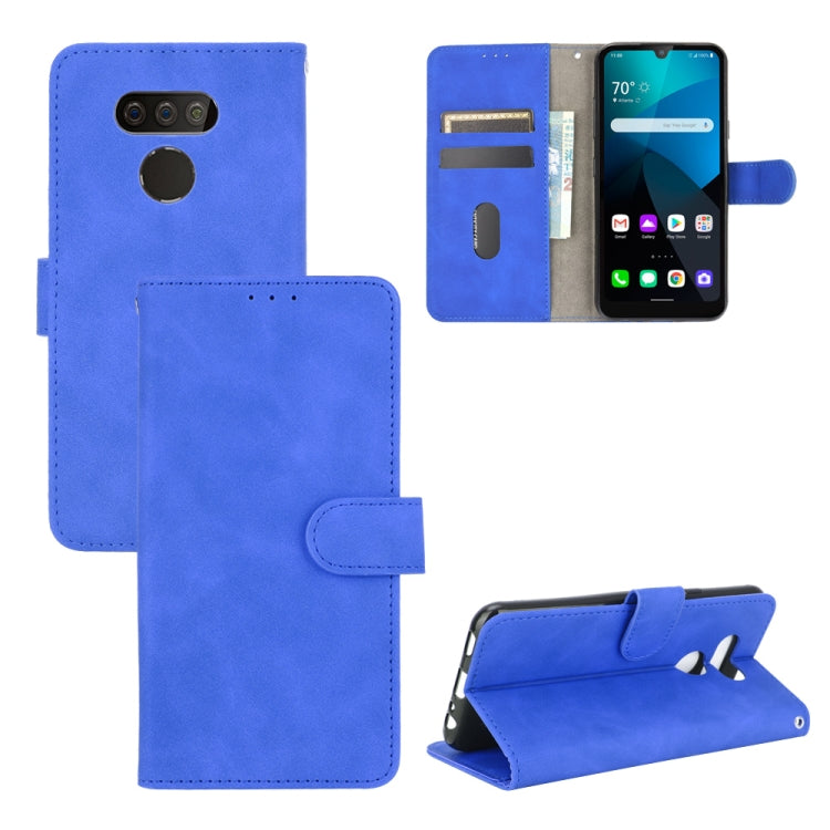 Tinta unita Skin Feel Fibbia magnetica Flip orizzontale Custodia in pelle PU con struttura in vitello con supporto e slot per schede e portafoglio, For LG G8s ThinQ, For LG Harmony 4, For LG K31 / Aristo 5, For LG K40S