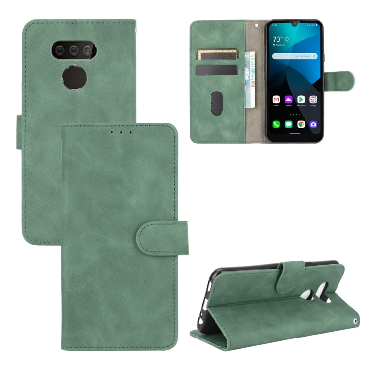 Tinta unita Skin Feel Fibbia magnetica Flip orizzontale Custodia in pelle PU con struttura in vitello con supporto e slot per schede e portafoglio, For LG G8s ThinQ, For LG Harmony 4, For LG K31 / Aristo 5, For LG K40S