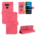 Tinta unita Skin Feel Fibbia magnetica Flip orizzontale Custodia in pelle PU con struttura in vitello con supporto e slot per schede e portafoglio, For LG G8s ThinQ, For LG Harmony 4, For LG K31 / Aristo 5, For LG K40S