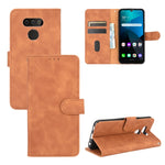 Tinta unita Skin Feel Fibbia magnetica Flip orizzontale Custodia in pelle PU con struttura in vitello con supporto e slot per schede e portafoglio, For LG G8s ThinQ, For LG Harmony 4, For LG K31 / Aristo 5, For LG K40S
