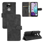 Tinta unita Skin Feel Fibbia magnetica Flip orizzontale Custodia in pelle PU con struttura in vitello con supporto e slot per schede e portafoglio, For LG G8s ThinQ, For LG Harmony 4, For LG K31 / Aristo 5, For LG K40S
