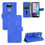 Tinta unita Skin Feel Fibbia magnetica Flip orizzontale Custodia in pelle PU con struttura in vitello con supporto e slot per schede e portafoglio, For LG G8s ThinQ, For LG Harmony 4, For LG K31 / Aristo 5, For LG K40S
