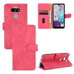 Tinta unita Skin Feel Fibbia magnetica Flip orizzontale Custodia in pelle PU con struttura in vitello con supporto e slot per schede e portafoglio, For LG G8s ThinQ, For LG Harmony 4, For LG K31 / Aristo 5, For LG K40S