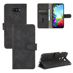 Tinta unita Skin Feel Fibbia magnetica Flip orizzontale Custodia in pelle PU con struttura in vitello con supporto e slot per schede e portafoglio, For LG G8s ThinQ, For LG Harmony 4, For LG K31 / Aristo 5, For LG K40S