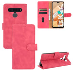 Tinta unita Skin Feel Fibbia magnetica Flip orizzontale Custodia in pelle PU con struttura in vitello con supporto e slot per schede e portafoglio, For LG K41S / K51S, For LG K50S, For LG K51 / Q51, For LG K61 / Q61, For LG Velvet