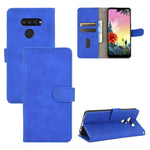 Tinta unita Skin Feel Fibbia magnetica Flip orizzontale Custodia in pelle PU con struttura in vitello con supporto e slot per schede e portafoglio, For LG K41S / K51S, For LG K50S, For LG K51 / Q51, For LG K61 / Q61, For LG Velvet